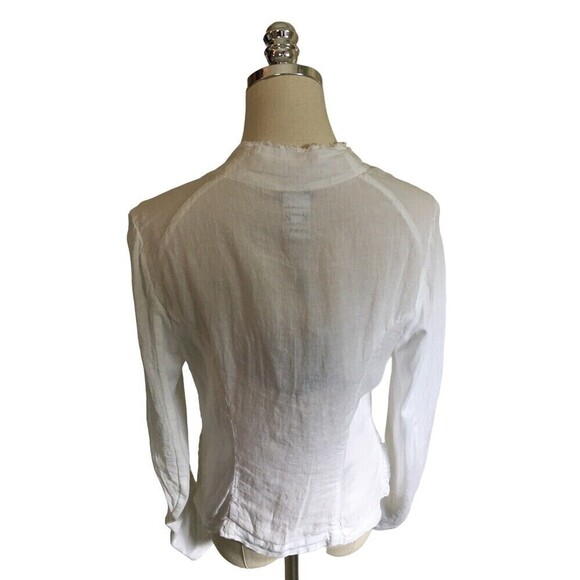 NEW KristenseN Du Nord Size 6 8 Linen Cotton Jacket Women’s 2 Cardigan Top NWT - Picture 5 of 8